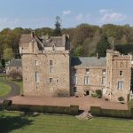 Image of Lennoxlove House taken from above the ground