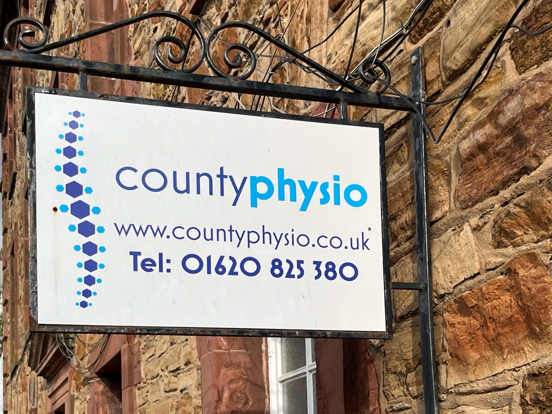 Image of the county physio external sign