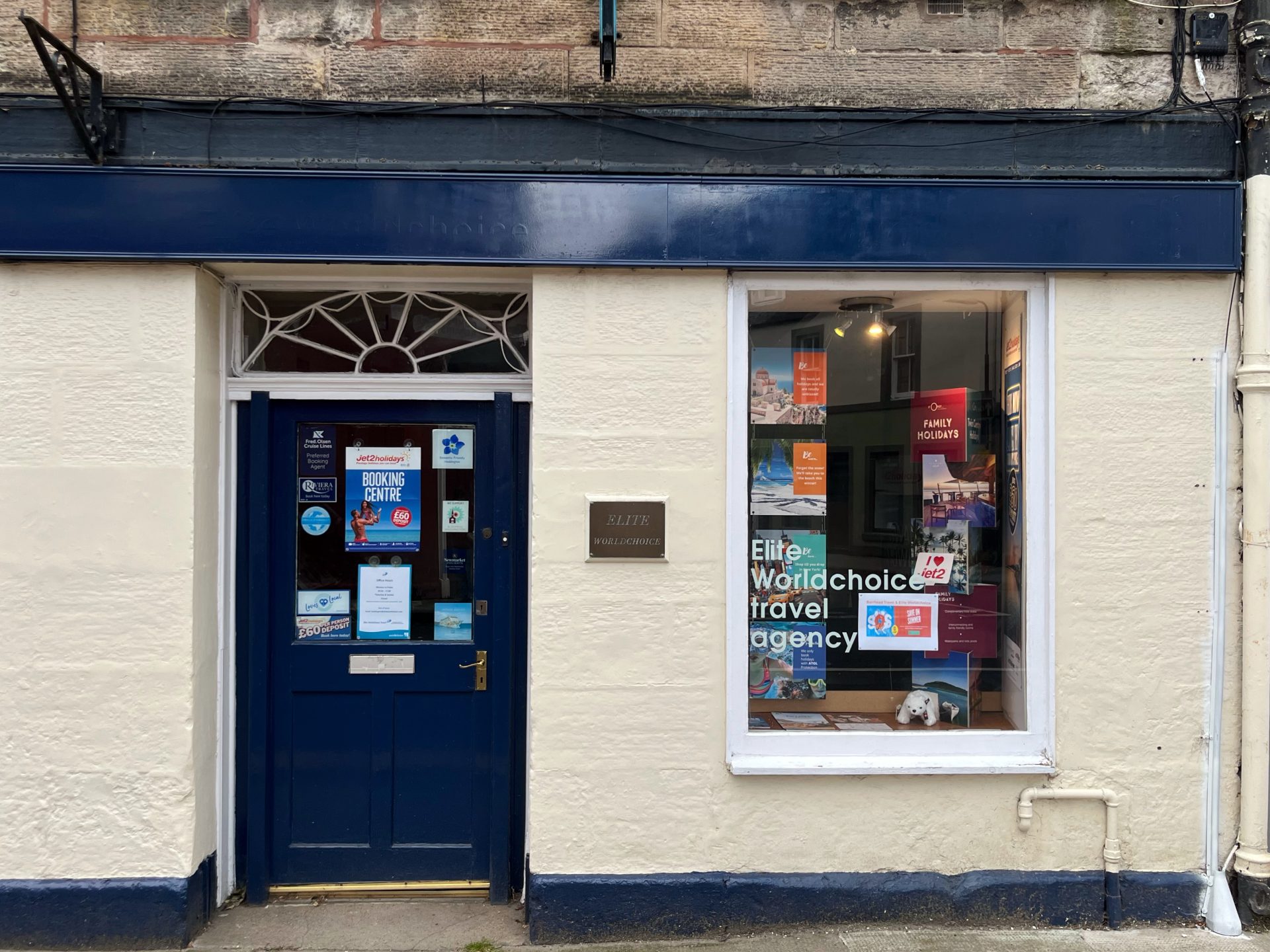 Elite World Choice Travel Agency Shop Front