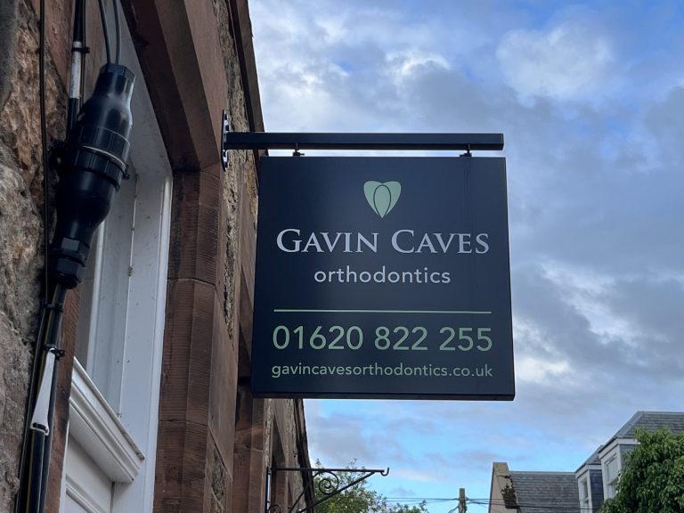 Gavin Caves Orthodontics signage