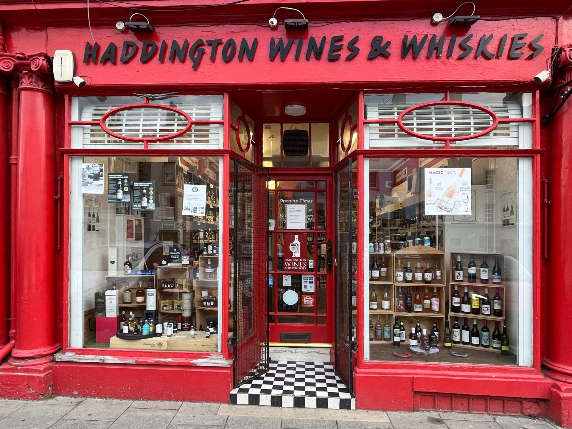 Haddington Wines & Whiskies Shop Front