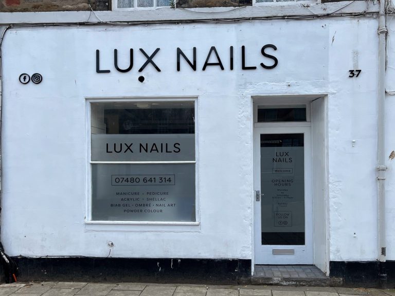 Lux Nails Shop Front